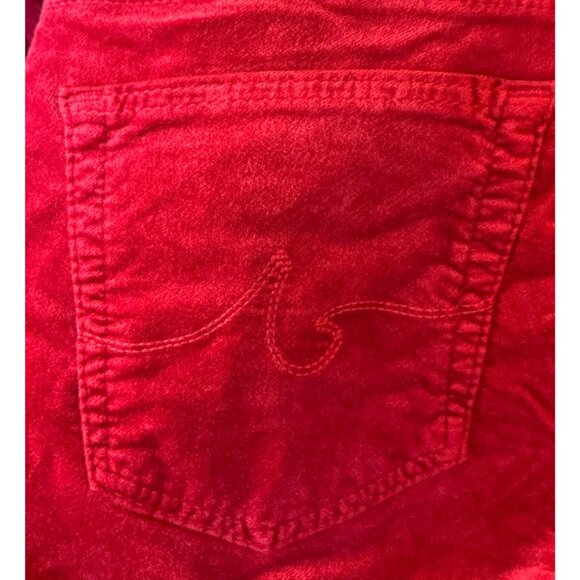 Adriano Goldschmied Red Velvet The Legging Super Skinny Jeans Size 26 Made In US - Picture 9 of 16